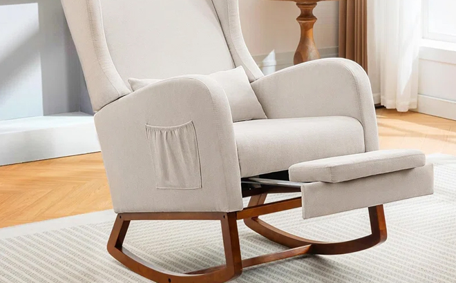 Isabelle Max Rubberwood Nursery Rocking Chair Isabelle Max Rubberwood Nursery Rocking Chair