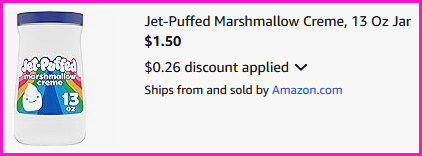 Jet Puffed Marshmallow Creme Checkout Screen Jet Puffed Marshmallow Creme Checkout Screen