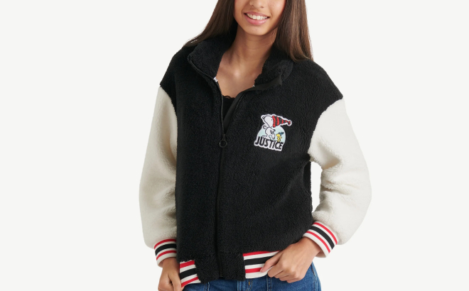 Justice x Snoopy Girls Jacket