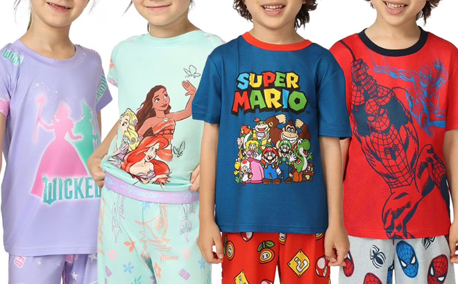 Kids Character Pajama Sets