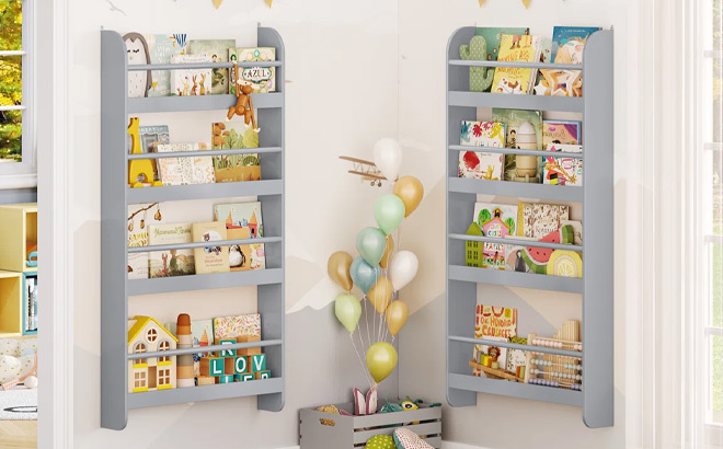 Kids Floating Bookshelf
