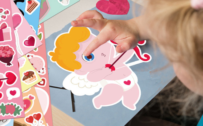 Kids Valentines Sticker