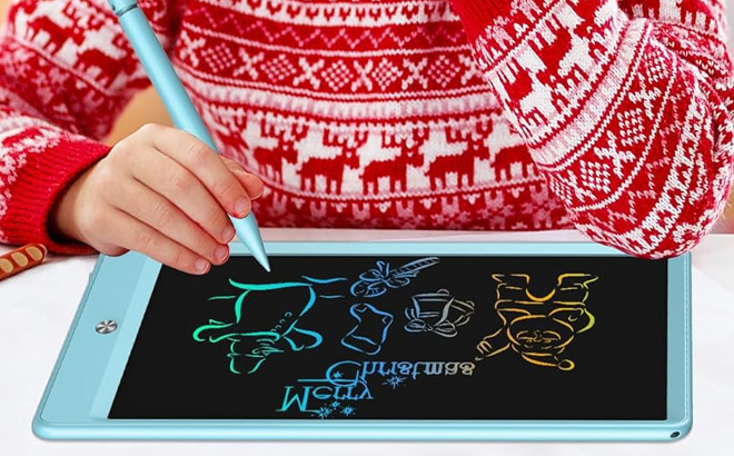 LCD Writing Tablet in Blue Color LCD Writing Tablet in Blue Color