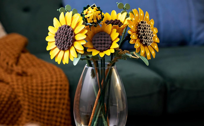 LEGO Botanicals Sunflower Bouquet Building Set