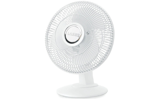 Lasko White 12 Inch Table Fan