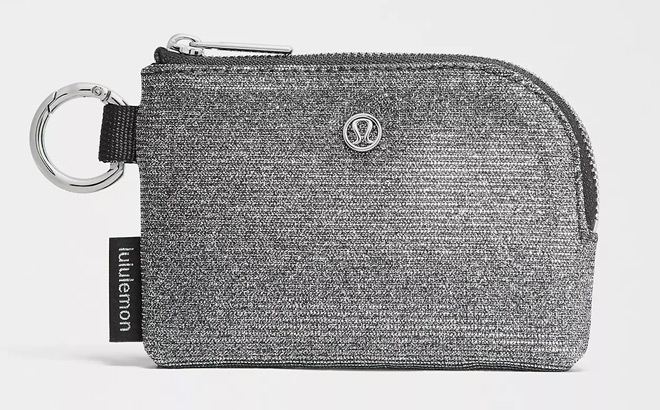 Lululemon Clippable Card Pouch Glitter