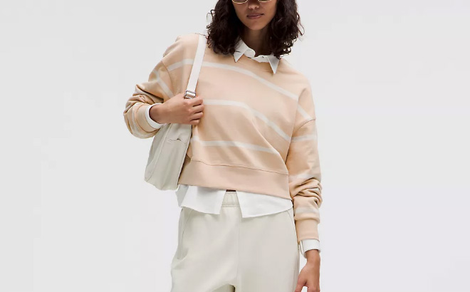 Lululemon Perfectly Oversized Cropped Crew Lululemon Perfectly Oversized Cropped Crew