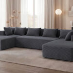 MONVANE 141 Inch Modular Sectional Sofa