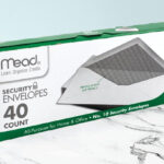 Mead Security Envelopes on the Table