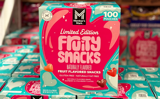 Members Mark 100 Count Valentines Day Fruity Snacks