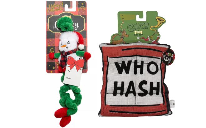 Meow Holiday Door Hanger Interactive Cat Toy and Dr Seuss Who Hash Multi Squeaker Plush Pet Toy Meow Holiday Door Hanger Interactive Cat Toy and Dr Seuss Who Hash Multi Squeaker Plush Pet Toy