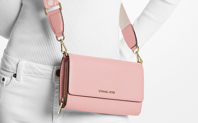 Michael Kors Jet Set Large Leather Crossbody