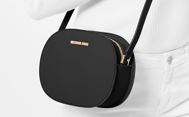 Michael Kors Jet Set Travel Medium Saffiano Leather Crossbody Bag