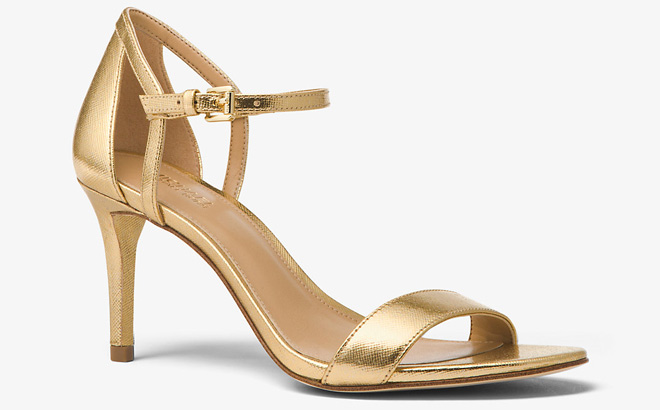 Michael Kors Simone Metallic Sandal