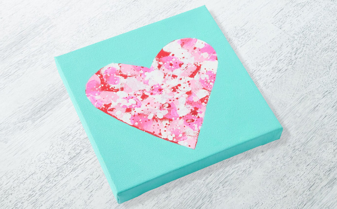 Michaels Valentines Pollock Painting