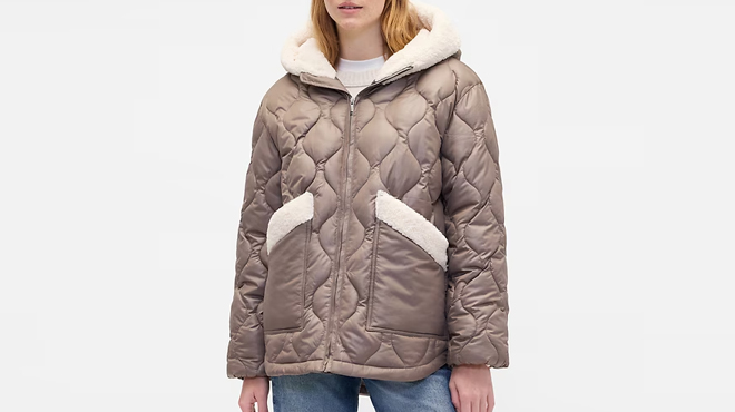 Model Wearing GAP Jacket