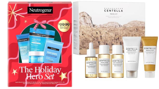 Neutrogena Holiday Hero Skincare Gift Set and Centella Travel Kit Neutrogena Holiday Hero Skincare Gift Set and Centella Travel Kit