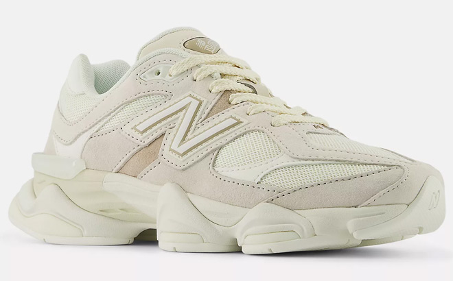 New Balance 9060 Shoes in Linen Timberwolf Color