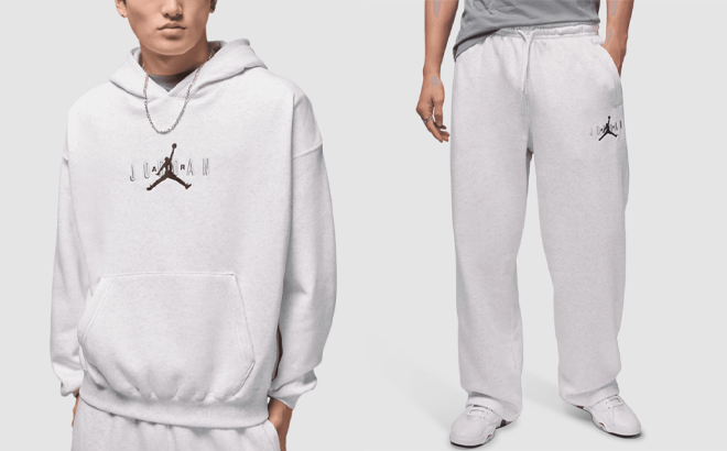 Nike Jordan Brooklyn Oversize Stretch Pullover Hoodie and Nike Jordan Brooklyn Oversize Stretch Pants
