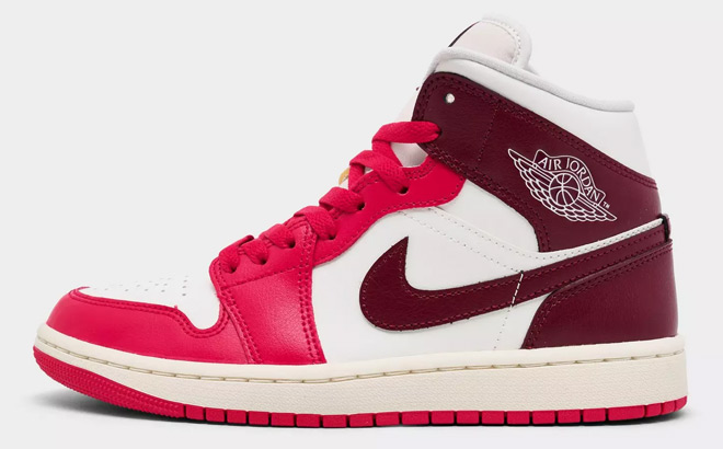Nike Womens Air Jordan Retro 1 Mid Casual Shoe