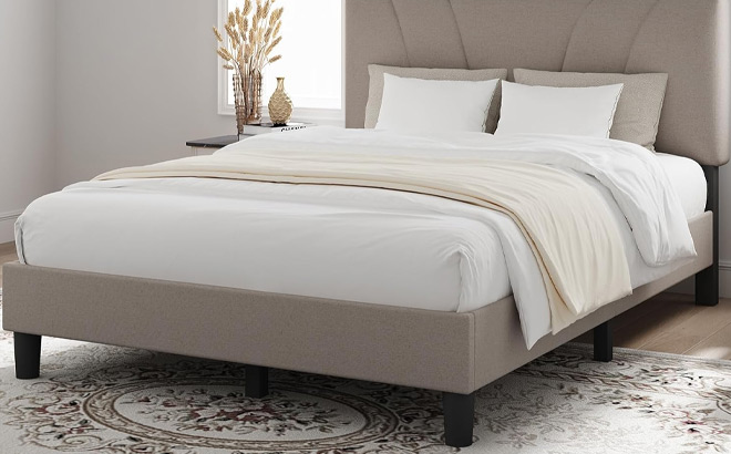 Novilla Queen Bed Frame with Headboard