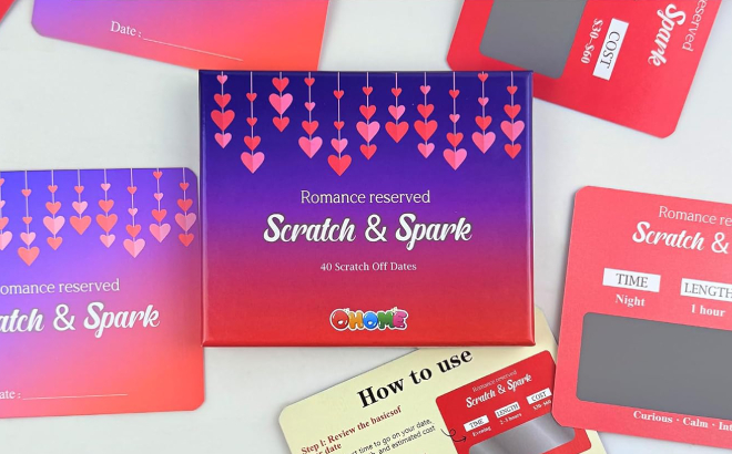 Ohome Scratch Off Date Cards