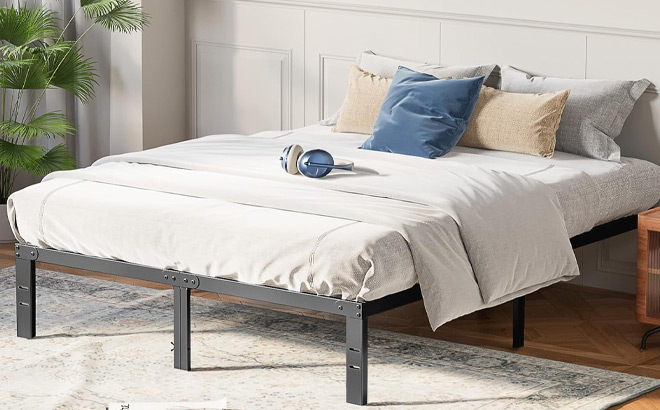 Olixis 14 Inch Metal King Bed Frame