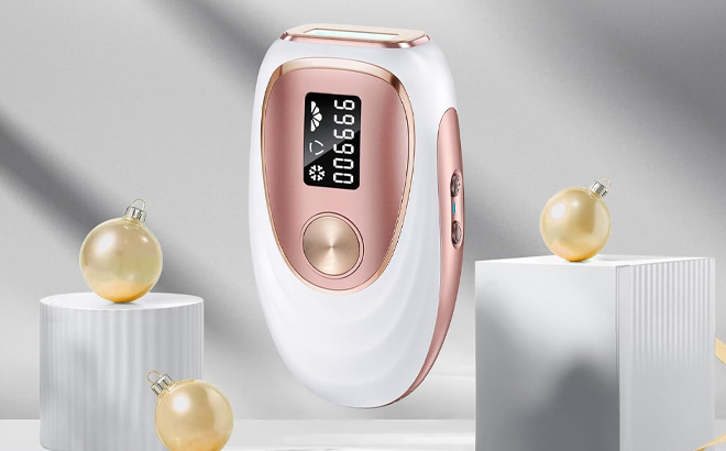 Oreeth Laser Hair Removal Device in Gold White Color