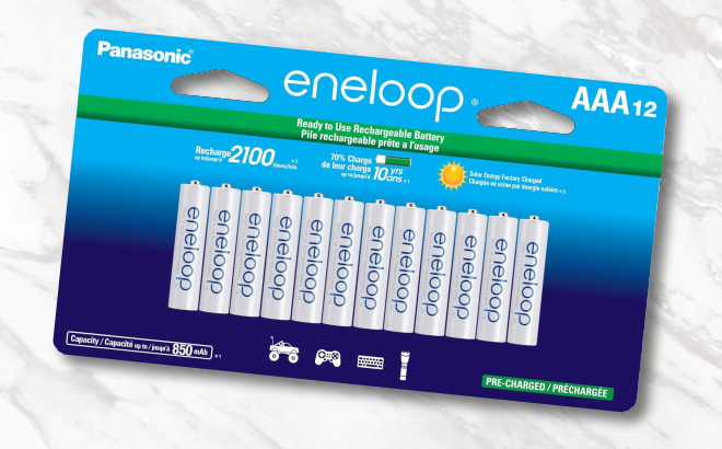 Panasonic Eneloop AAA Rechargeable Batteries