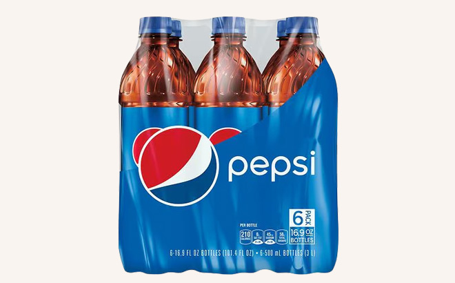 Pepsi 6 Pack Bottles