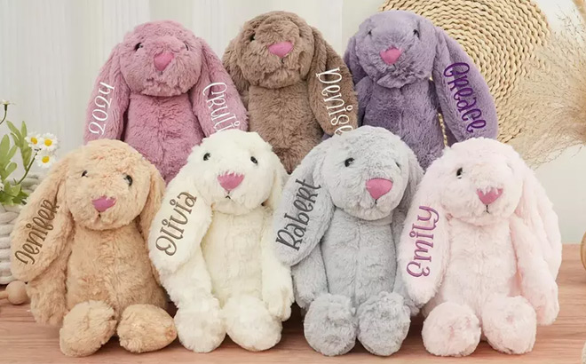 Personalized Name Embroidered Plush