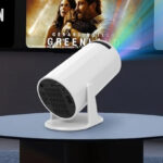 Portable Mini Projector on a Table