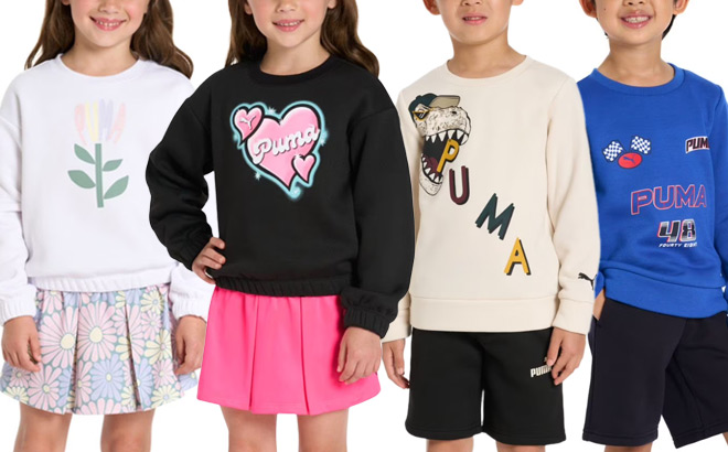Puma Kids 2 Piece Active Sets Puma Kids 2 Piece Active Sets
