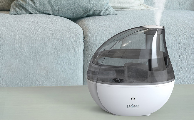 Pure Enrichment 1 7 L Tank Humidifier and Night Light