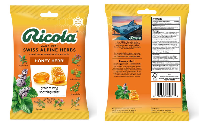 Ricola Cough Drops 24 Count