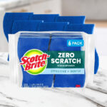 Scotch Brite Zero Scratch Scrub Sponge 6 Pack