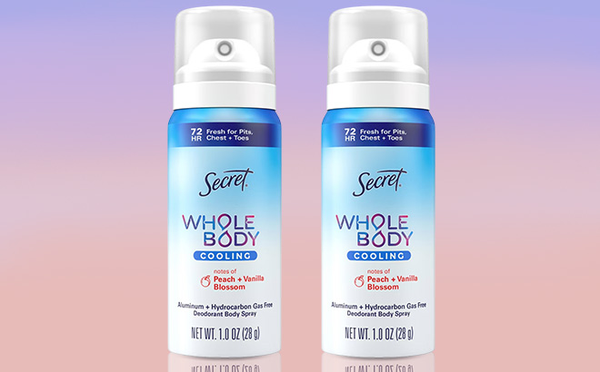 Secret Whole Body Deodorants