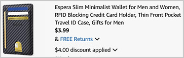 Slim Minimalist Wallet Screenshot