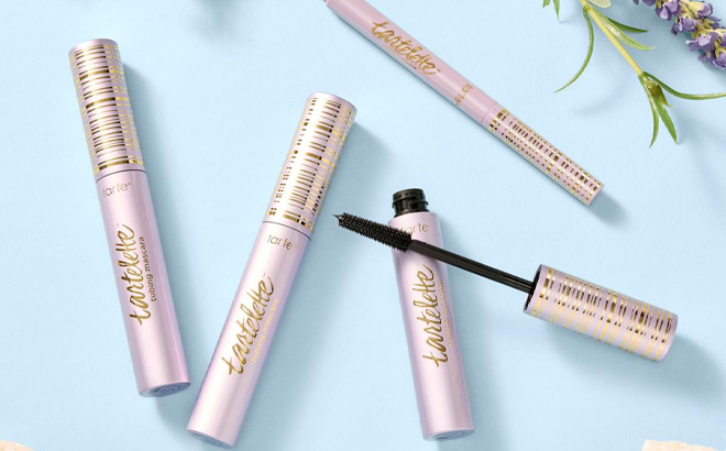 Tarte Tartelette Tubing Mascara 3 pack with Black Eyeliner
