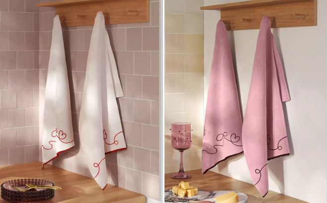 Threshold 2 Pack Cotton Tea Towels