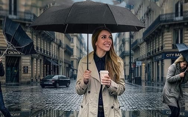Travel Compact Umbrella Windproof