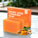 Turmeric Soap Bar on a Table