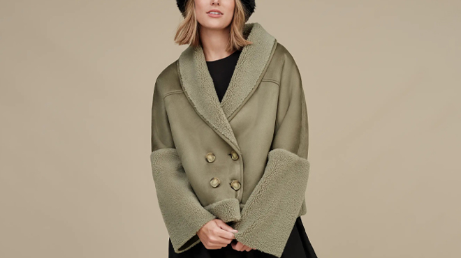 UGG Womens Mindy LuxeFluff Jacket