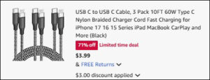 USB Cable Final Price