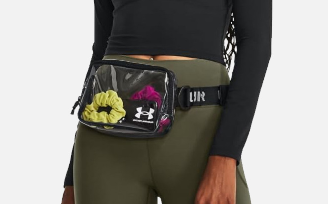 Under Armour Unisex Adult Loudon Clear Crossbody Waist Bag Under Armour Unisex Adult Loudon Clear Crossbody Waist Bag