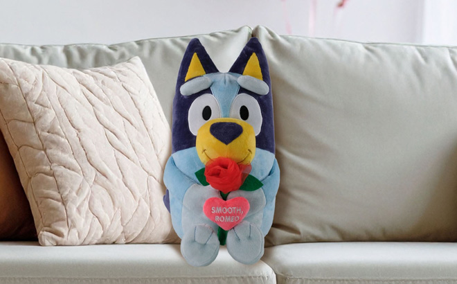 Valentines Day Large Bluey Plush