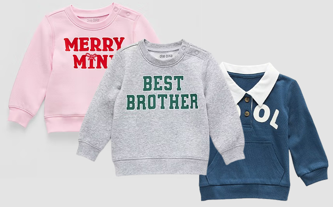 Various Styles of Kids Sweatshirts Various Styles of Kids Sweatshirts