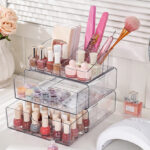 Vtopmart 3 Tier Clear Makeup Organizer