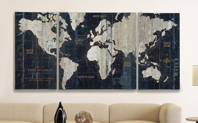 Wade Ocean Eye I 3 Piece Wrapped Canvas Print Set Wade Ocean Eye I 3 Piece Wrapped Canvas Print Set