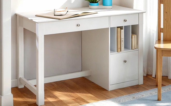 Walker Edison Modern Wood Computer Desk